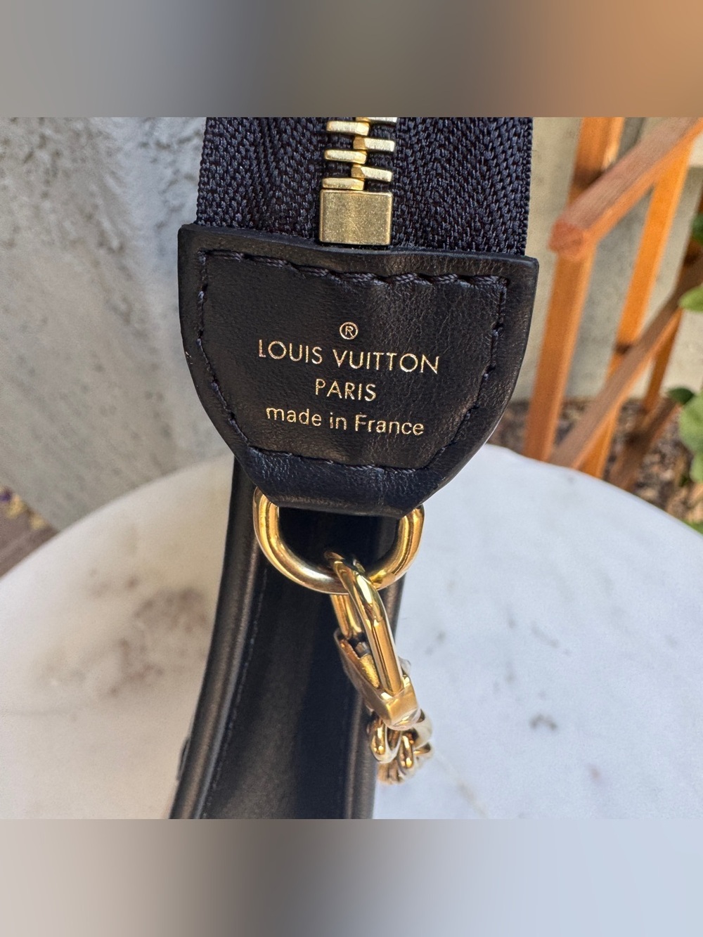 Louis Vuitton Raffia Toiletry 26 Pouch Pochette on Chain - Picture 7 of 16